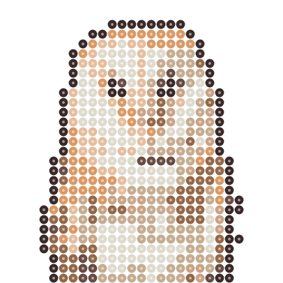 Owl Perler bead pattern